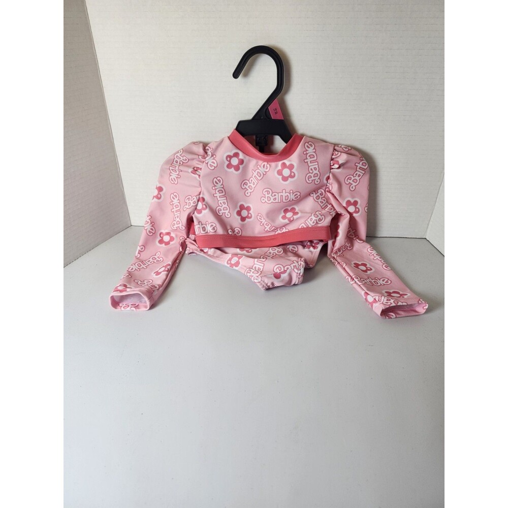 18 Month Long Sleeve 2 Piece Swimsuit Barbie